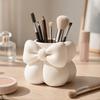Creative Bow Pen Holder 3D Printed Makeup Brush Storage Case Desktop Organizer  Vanity Organizer