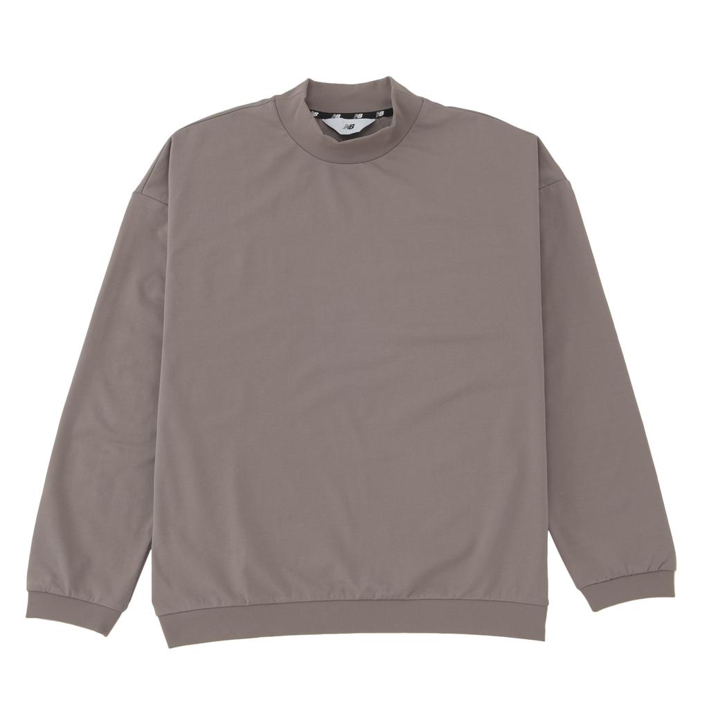 New Balance Толстовки Мужские Хаки Круглый вырез Умеренный AMT25003-MS