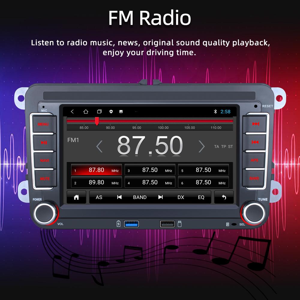 7-дюймовый автомобильный плеер для Volkswagen VW CC Passat B7 Polo Golf 5 6 Jetta mk5 mk6 Mirrorlink FM WIFI GPS RDS Wireless Carplay