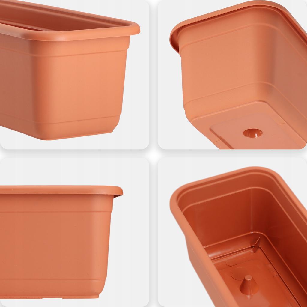 KADAX Skrzynka Balkonowa 40cm Doniczka Na Kwiaty