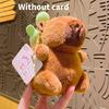 Cute Plush Capybara Keychain Backpack Pendant Wholesale Creative Cartoon Gift
