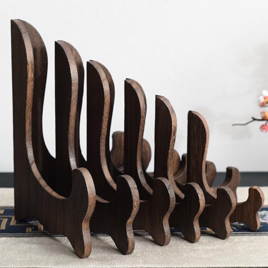 Стойка для показа изогнутый дизайн ручной работы складная деревянная мольберт тарелка чай торт блюдо дисплей стенд домашний декор для кафе