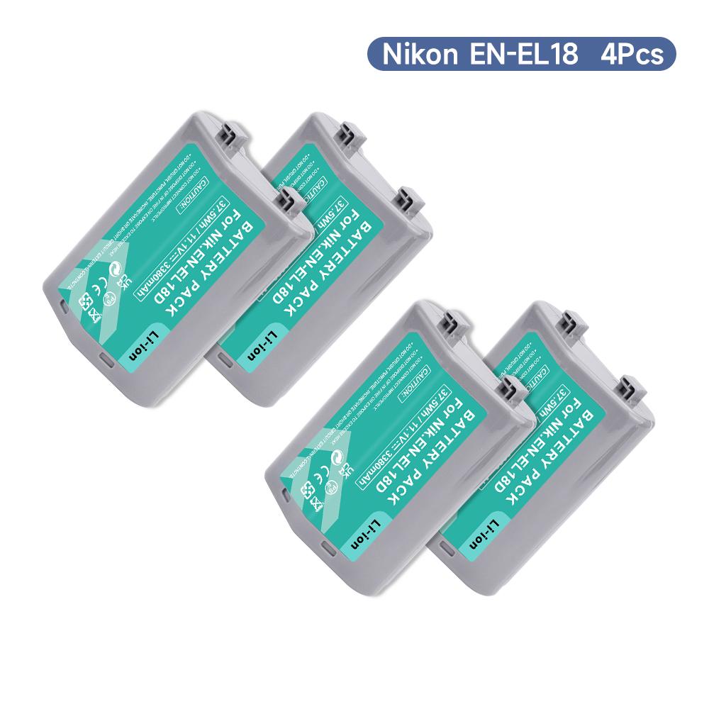 EN-EL18 EN EL18 ENEL18 EN EL18 EN EL18A Camera Battery+Fast Charger for Nikon EL18B EL18C EL18D D4 D4S D5 MB-D12 D800 D800E