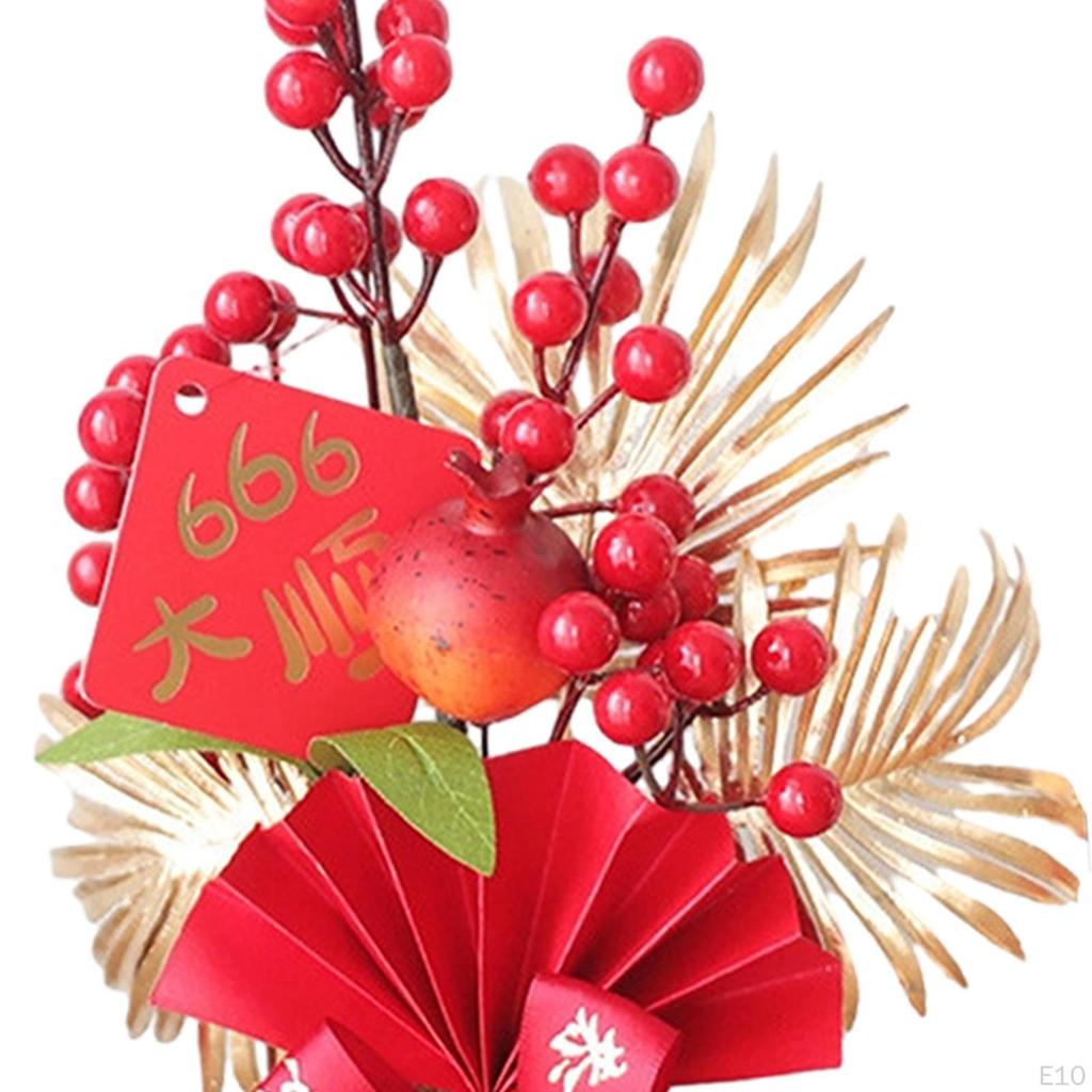 Chinese Year Decoration Feng Shui Decor Desktop Ornament Ceremony Handmade Good Luck for Home