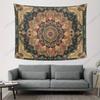 Golden Mandala Tapestry  Excellent Home Decoration Bedroom Dorm Wall Hanging Background Cloth Festival Gift