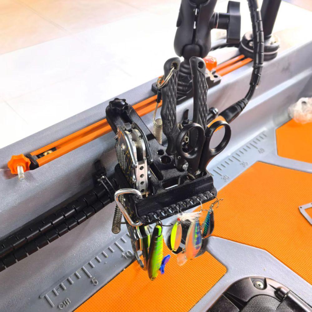 Durable Kayak Fishing Gear Holder Portable Kayak Tool Holder Kayak Rail Accessories Kayak Fishing