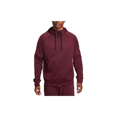 Мужская тренировочная толстовка с молнией Therma-FIT, бордовый DQ4830-681