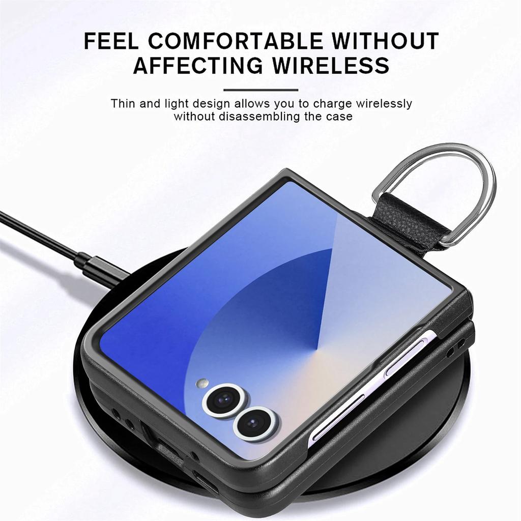 Портативный чехол-подставка с кольцом для Samsung Galaxy Z Flip7 5G Flip 7 Flip6 Flip5 Flip4 Flip 6 5 4 3 2 1 Flip3 Flip2