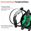 Tempered Glass+ PC Cover for Samsung Galaxy Watch 7 6 5 4 44mm 40mm All Coverage Protective Bumper Case Galaxy Watch Accessories