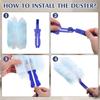 Disposable Electrostatic Dust Collector, Adsorption Chicken Feather Duster, Household Desktop Gap Cleaning Brush, Dust Removal