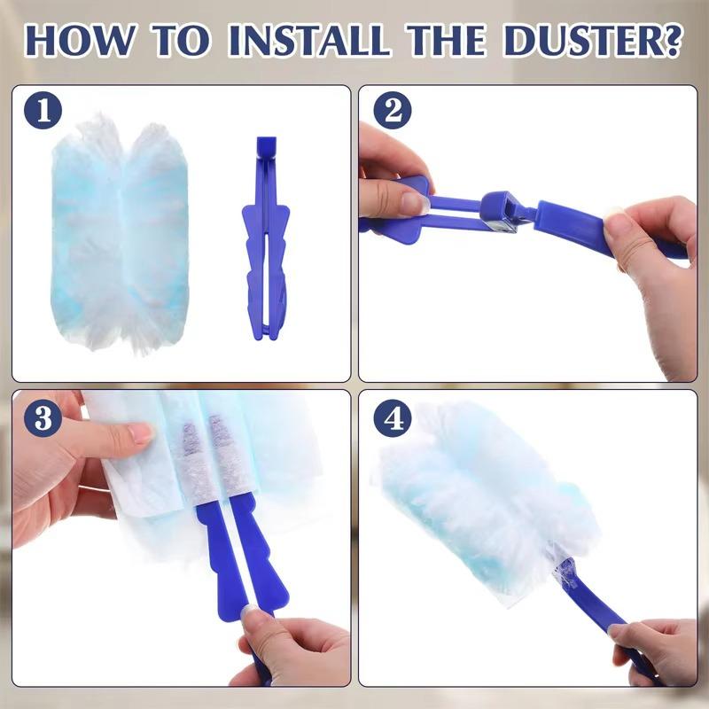Disposable Electrostatic Dust Collector, Adsorption Chicken Feather Duster, Household Desktop Gap Cleaning Brush, Dust Removal