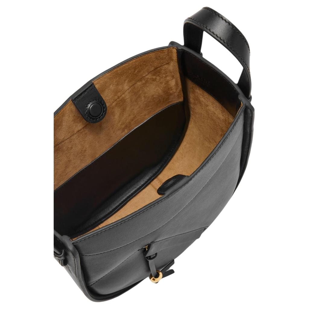 LOEWE Hammock Bright Calfskin One Shoulder Handbag Women's Black A538HHSX01-1100