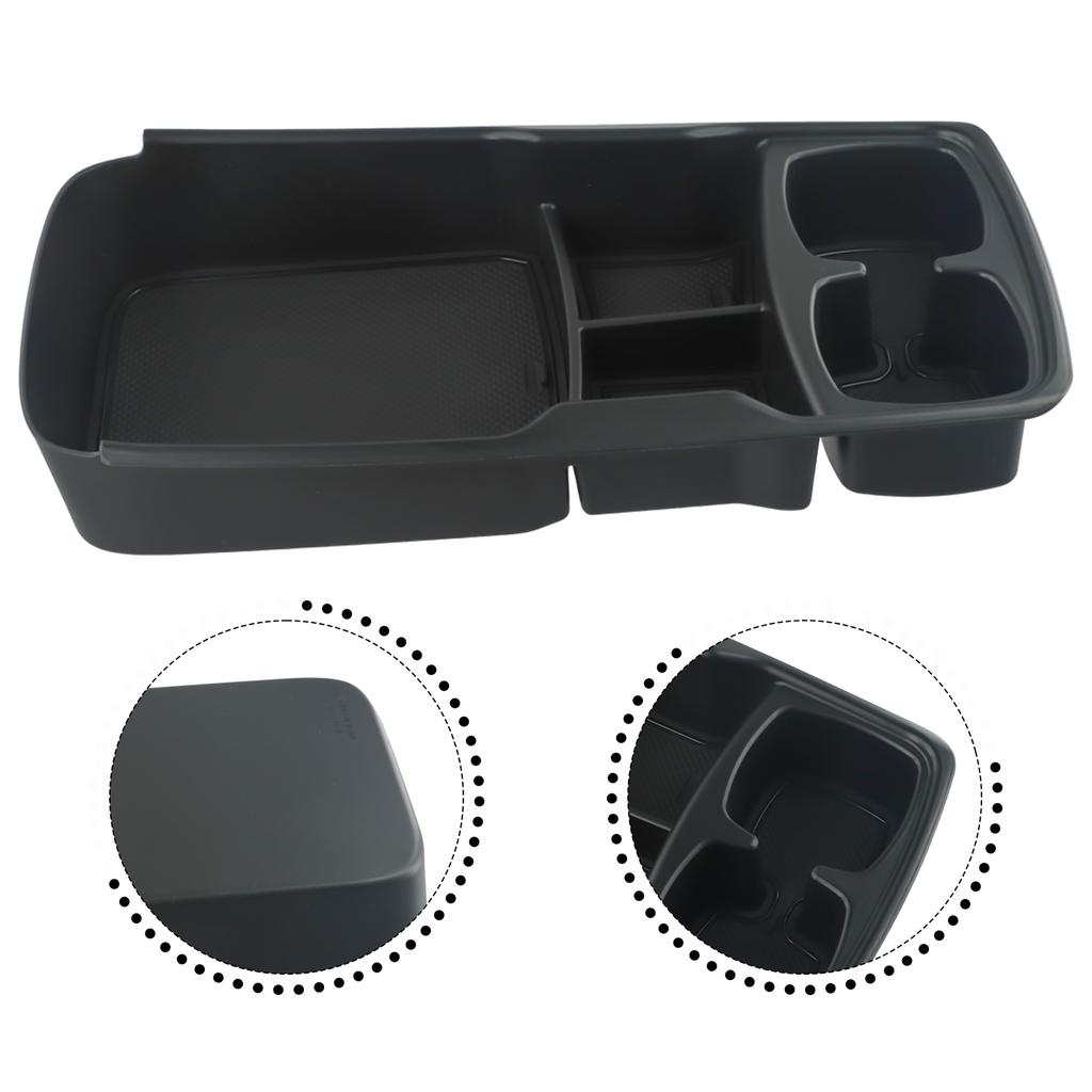 Car Storage Box For Kia EV6 2024+ Center Console Storage Case Lower Layer Trays Tidying Center Armrest Organizers Modification
