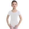 Girls' Team Basic Short Sleeve Leotard Kids Ballet Dance Gymnastics Leotards Dancewear Costume