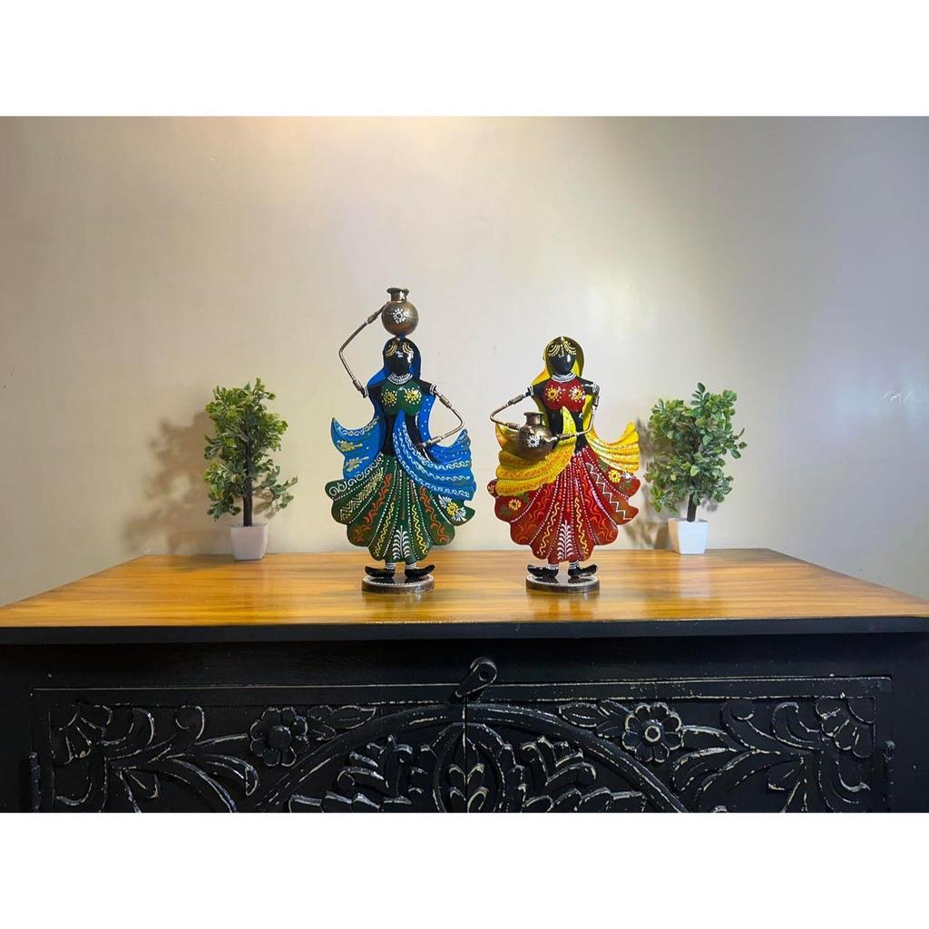 Танцующая раджастханская леди, украшение стола, декоративные предметы для дома, антикварные подарочные предметы,