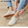 2024 Мужская повседневная парусиновая конопляная стелька Fisherman Light Shoes Ethnology Style Men Espadrille Flats Shoes Летняя повседневная обувь Обувь для вождения