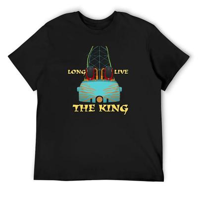 Да здравствует футболка Kingda Ka Роскошный мужской летний топ Louboutins милая одежда мужские футболки с принтом для высоких и крупных