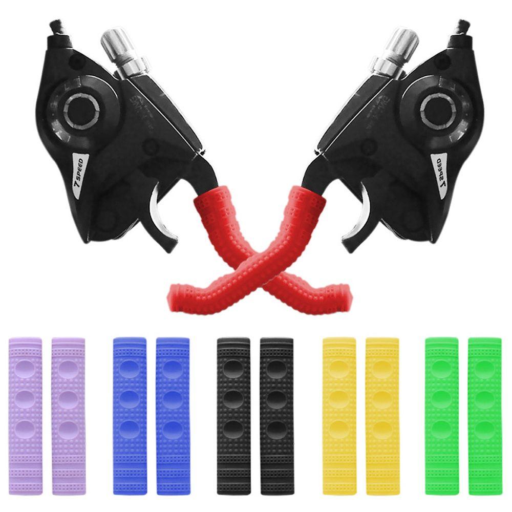 MTB Bike Non-slip Bicycle Grips Brake Protective Cover Silicone Protective Cover Brake Lever Cover