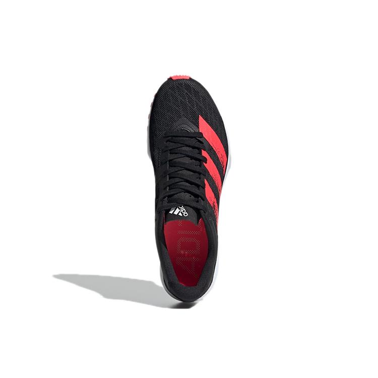 adidas Adizero Bekoji Сетчатая Амортизация Покрытие Легкие Низкие Марафонские Беговые Кроссовки Женские Черно-Красные EG4652