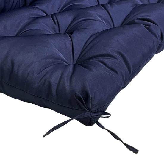 Подушка для подвесного кресла со спинкой 45691-местная подушка для сиденья садовой скамьи с завязками