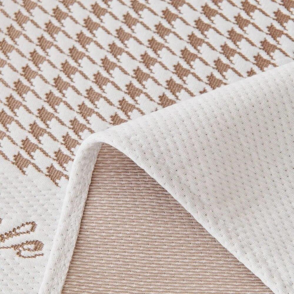 Outdoor Camping Picnic Mat Throw Blankets for Living Room Sofa Couple Position Houndstooth Soft Cover Sofa Towel Blanket