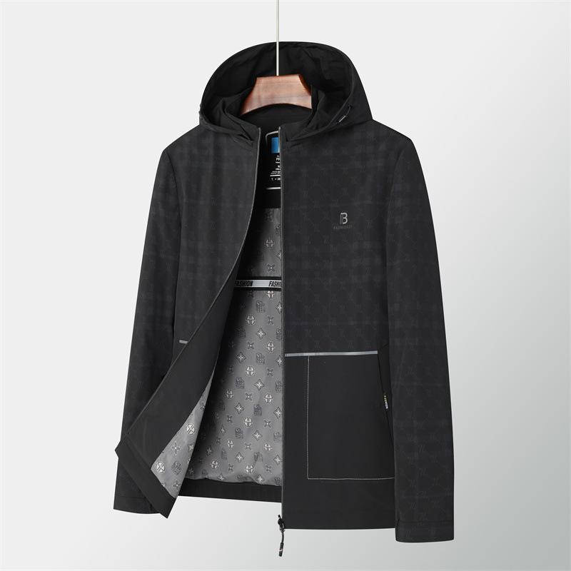 Осенняя новая мужская куртка деловая для молодежи и среднего возраста съемная шляпа куртка мужское пальто