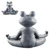Chinese Style Frog Figurine Resin Craft Resin Yoga Frog Cute Frog Garden Statue  Living Room
