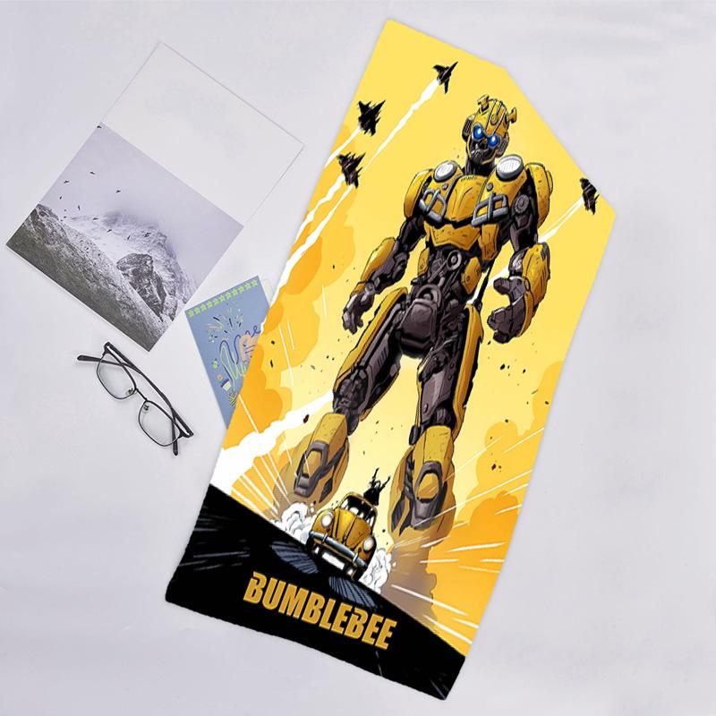 1pc Bumblebee1 Beach Towel, Beach and Seaside Swimming Pool Equipment, Fashion Pattern, Rectangular, Travel Essentials