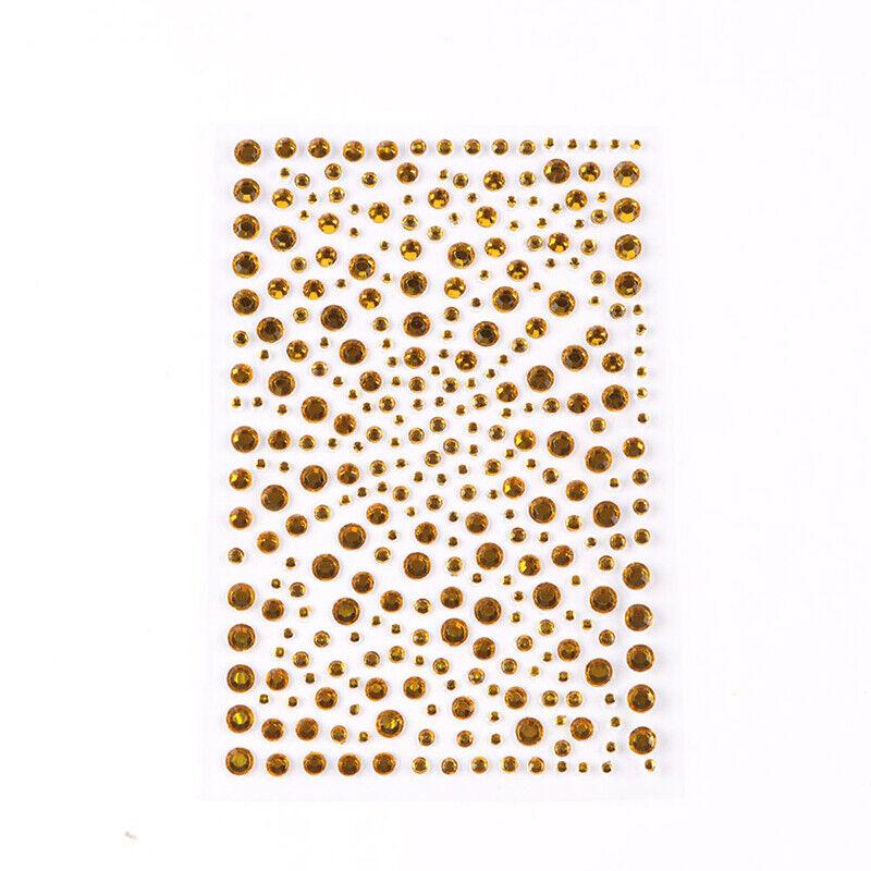 Яркие самоклеящиеся стразы для украшения лица и тела