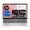 HP Intel 13th Generation Core I7 16GB 512GB Camera Fingerprint Slim Natural Includes HP 240 Bluetooth Microsoft Office Home Business 14-ep1000 14-inch