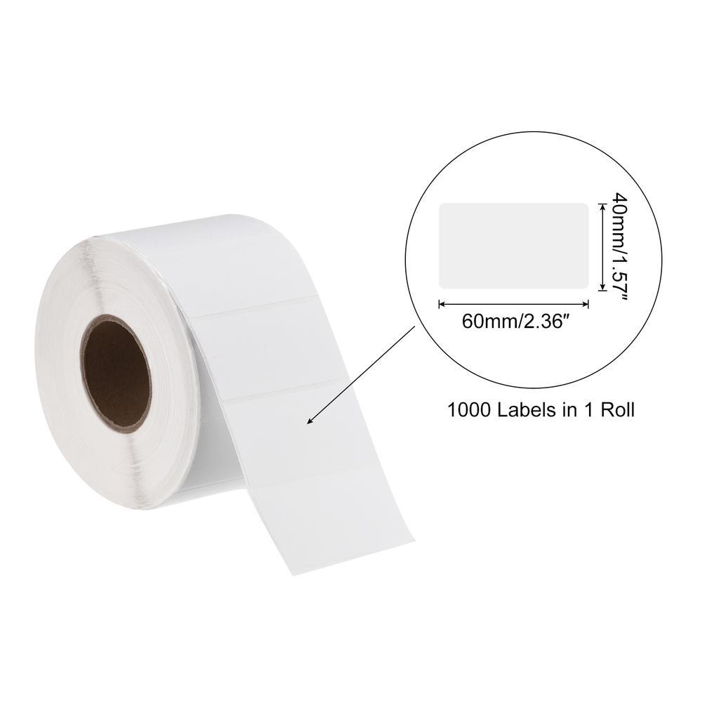 1 Roll Direct Thermal Label Shipping Stickers for Packaging Craft Projects White 250-10000 Labels Self Adhesive Thermal Labels