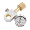 Soda Water Adapter Copper W21.8 14 with Release Valve Pressure Gauge Soda Machine Quick Connector
