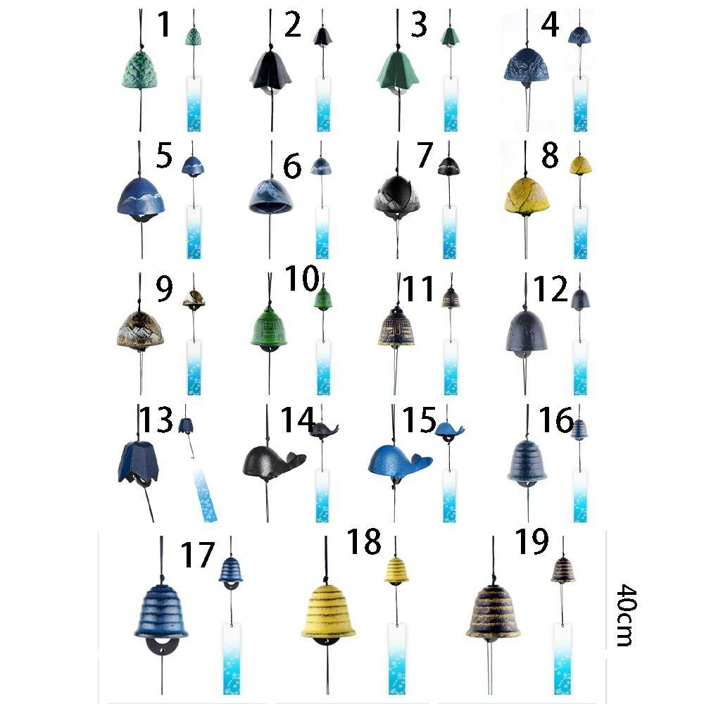 Чугунный ландшафтный колокол Креативные украшения Колокольчик Садовое украшение Ветер Музыка Храма