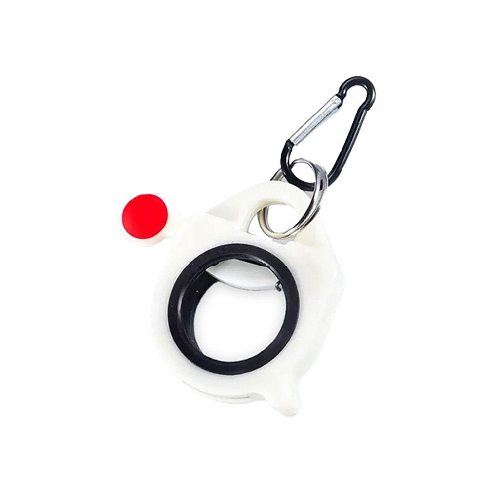 1Pcs Zip Tie Organizer Portable Fluorescent Cable Tie Holder Reusable Storage Supplies Square Round Luminous Buckle Tools