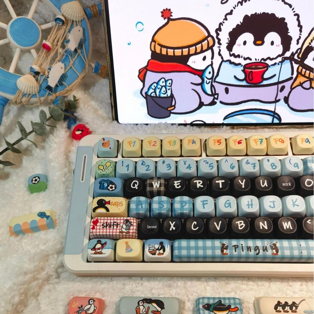 Колпачки для клавиш Пингу DIY Милая мультяшная девушка для механических клавиатур (87/98/108 клавиш)