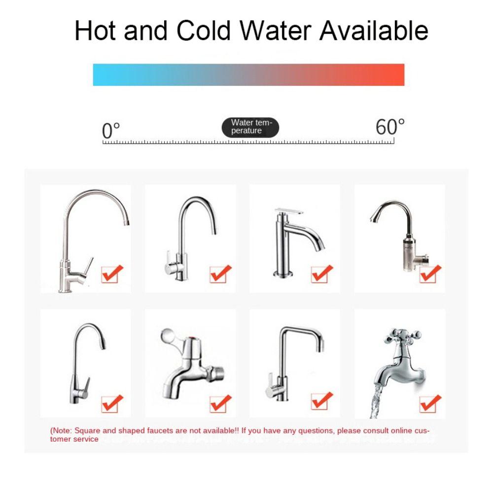 1Pcs Splash-proof Faucet Shower Filter 360 Degree Rotating Rotating Filter New Faucet Extension