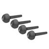 4PCS Black Color Violin Tuning Pegs Ebony Material Violin Replacement Pegs  For 1/2 1/4 1/8 Violin