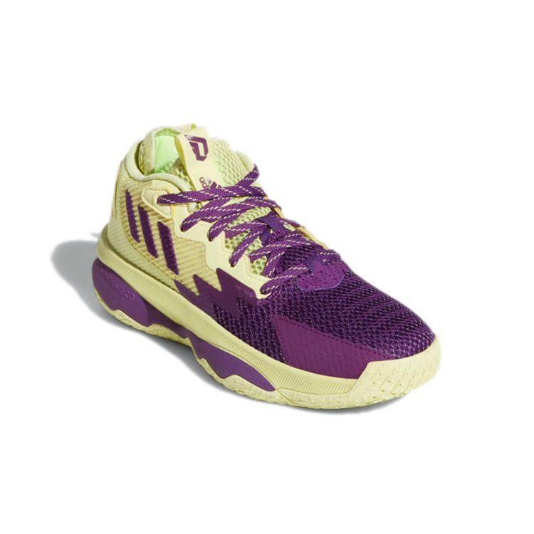 adidas Dame 8 J Детские кроссовки Dame Time Желтый Желтый Glory-Purple GY2906