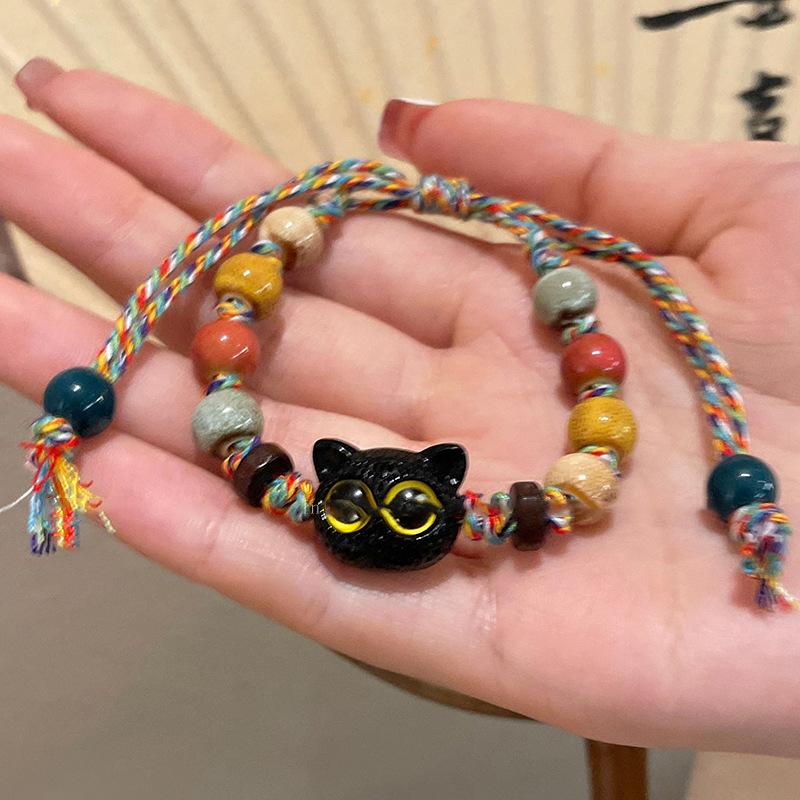 Маленький свежий цвет щенок браслет ниша милая девушка сердце браслет летняя студенческая вечеринка девушка украшения