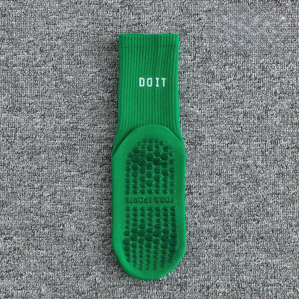 Женские фитнес-носки до щиколотки, модные носки средней длины для пилатеса и йоги, противоскользящие, влагоотводящие, дышащие, носки-следки для спортивных занятий