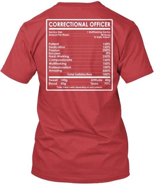 LOVING CORRECTIONAL OFFICER Tee T shirt Made in the USA Size S to 5XL