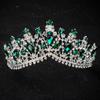 European Design Crystal Big Princess Queen Crowns Marriage Bridal Wedding Hair Accessories Jewelry Bride Tiaras Headbands