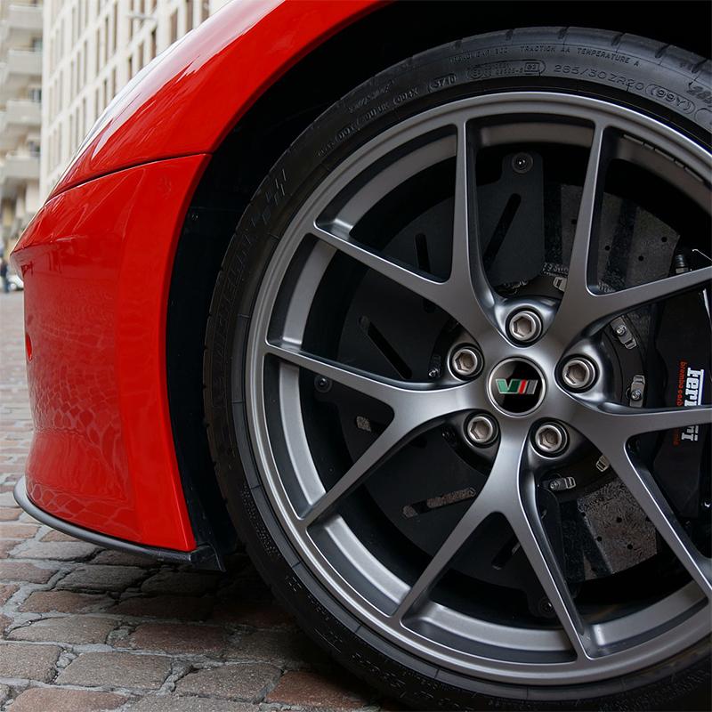 Car Sticker 2025 New 4Pcs 56MM Car Aluminum Logo Wheel Center Hub Caps Stickers For Skoda Octavia A5 3 2 VRS Vision Kodiaq Rapid