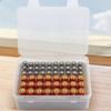 Аккумуляторный держатель Деликатные органайзеры Коробка Для ячеек размера 5 7 Ударопрочная конструкция Удобно носить Прозрачная крышка