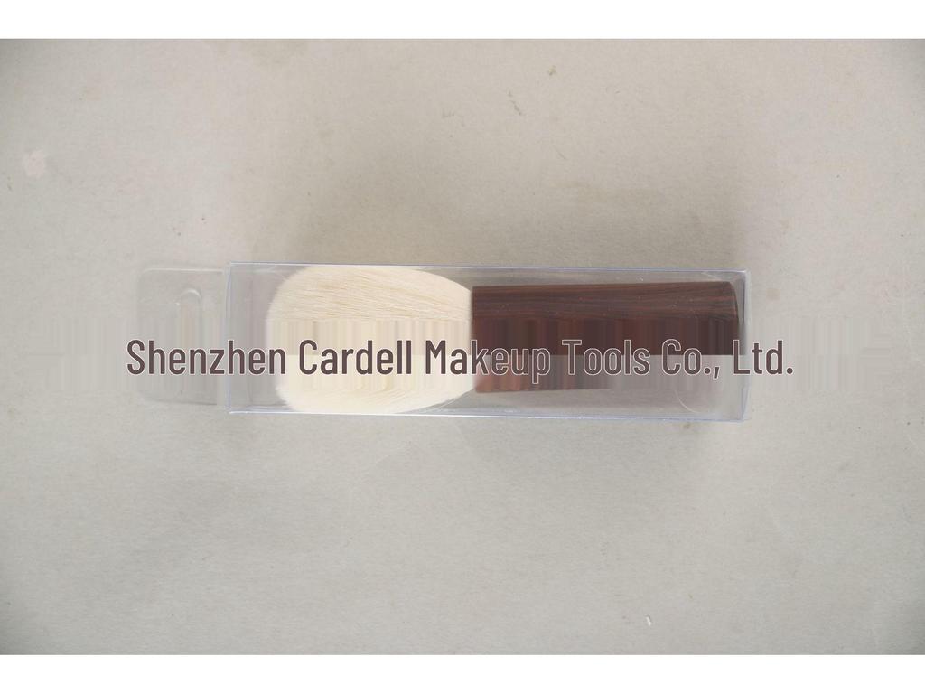 Компактная пухлая кисть для удаления пыли с ногтей - Кисть для пудры и румян в стиле бревна для сметания волос и нанесения макияжа