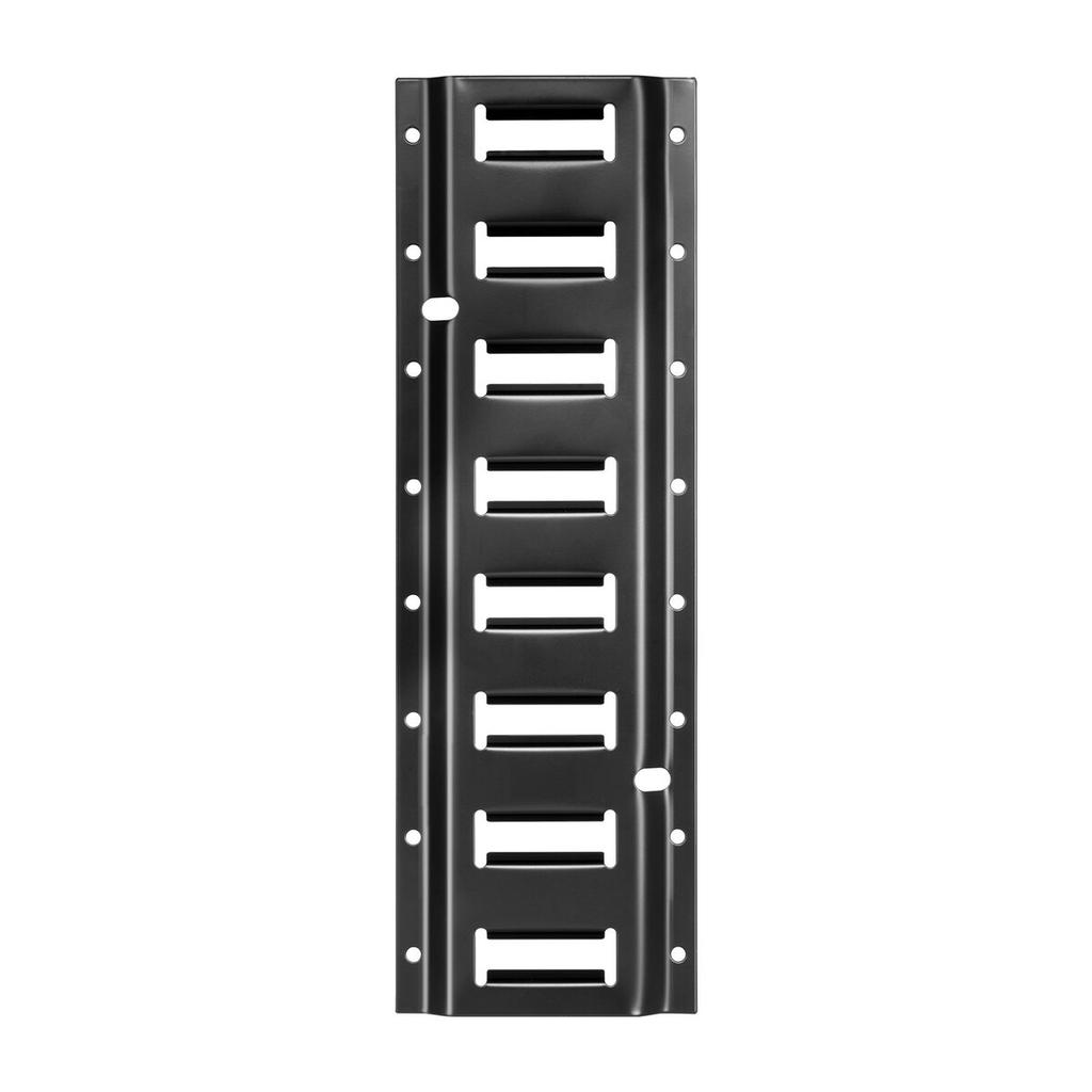E-Track Tie-Down Rail Kit, 4 Pack 0.4 m E Tracks Set, 21 Pcs Includes 2 Ratchet Straps & 4 O-Rings & 4 Tie-Offs with D-Ring & 2 Single Slots & 8 End