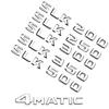 3D ABS Car Rear Trunk Letter Emblem Badge Decals Sticker For Mercedes Benz SLK63 R170 R171 4MATIC SLK200 SLK300 SLK350 SLK250 z14