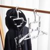 2Pcs Rotatable Folding Hoodie Hanger Plastic Clothes Hangers High-neck Sweater Hanger  Travel