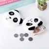 Cartoon Multiple Expressions Cute Animal Panda Plush Wallet Coin Purse Mini Coin Pouch Key Date Earphone Organizer Bag Kids Gift