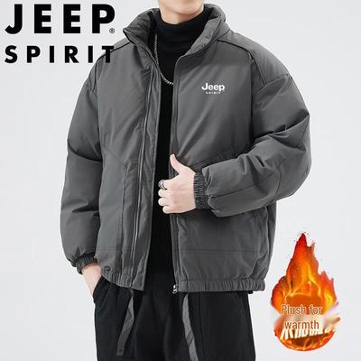 Мужская утепленная зимняя куртка JEEP SPIRIT со стойкой